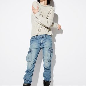 Nili Lotan denim Cargo Military jeans